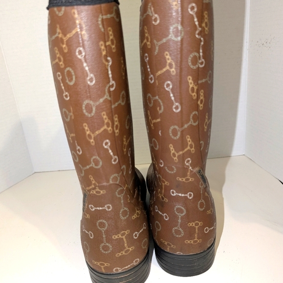 LaCrosse Womens Cape Cod Wellington 12" Boots Horse Rubber Riding Rain Muck‎ 7 - Picture 5 of 10
